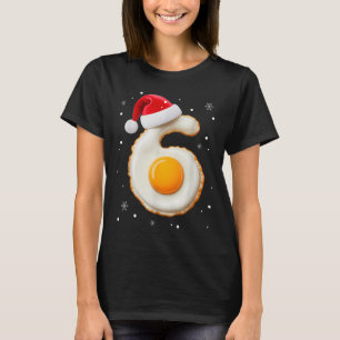 67 Meme Funny Number 6 Egg Bacon Matching Christma T-Shirt