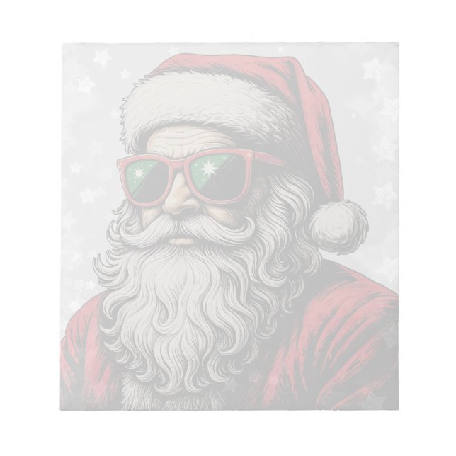 67 Meme Funny Santa Says Six Seven Christmas Notepad (Front)