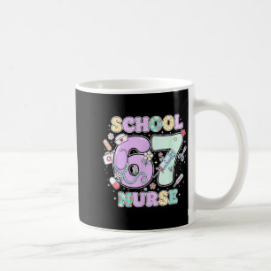 67 Meme Funny School Nurse Six Seven Meme Boys Gir Coffee Mug