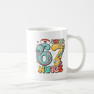 67 Meme Funny School Nurse Six Seven Meme  Coffee Mug