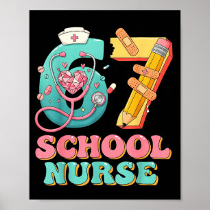 67 Meme Funny School Nurse Six Seven Meme Nursing  Poster
