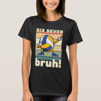 67 Meme Funny Six Seven Bruh Kids Boys Girls Dab V T-Shirt