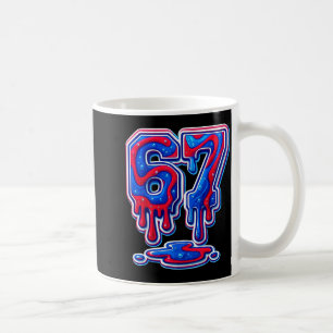 67 Meme Funny Six Seven For Boys And Girls Cool  Coffee Mug