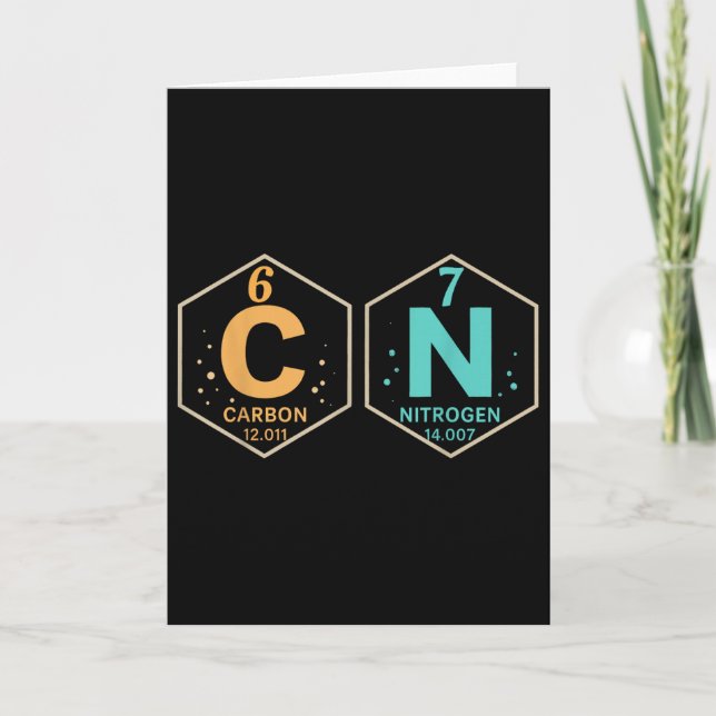 67 Meme Funny Teacher Science Periodic Table Retro Card (Front)
