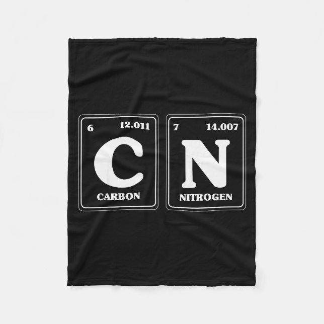 67 Meme Funny Teacher Science Periodic Table Retro Fleece Blanket (Front)
