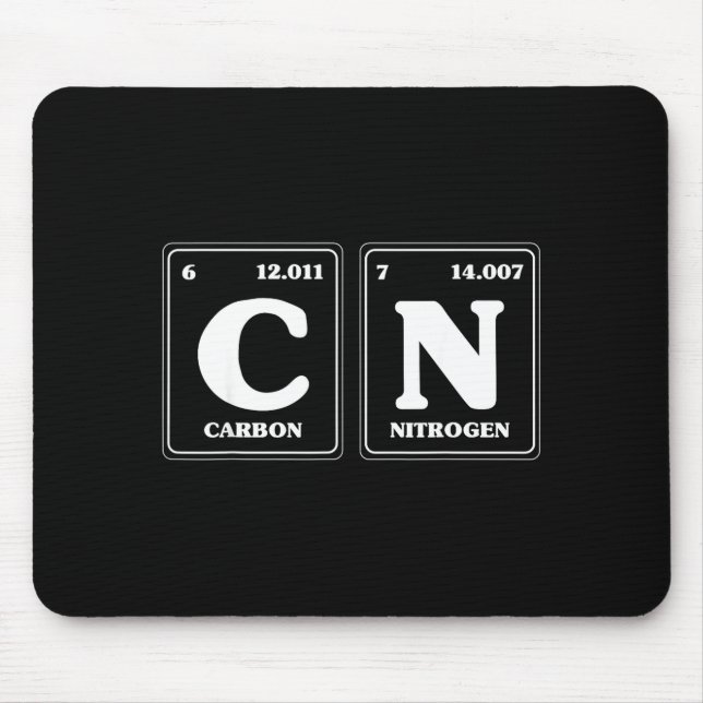 67 Meme Funny Teacher Science Periodic Table Retro Mouse Pad (Front)
