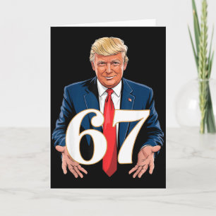 67 Meme Funny Trump 67 Hands Meme Slang 6 7 Hands  Card