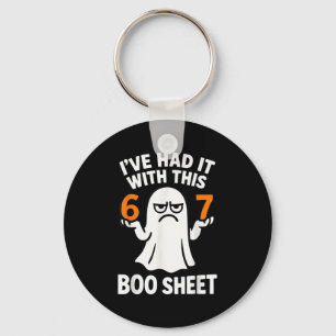 67 Meme Halloween Costume 6 7 Funny Boo Sheet Six Key Ring