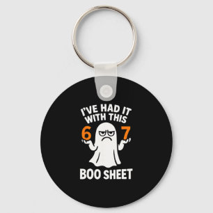 67 Meme Halloween Costume 6 7 Funny Boo Sheet Six Key Ring