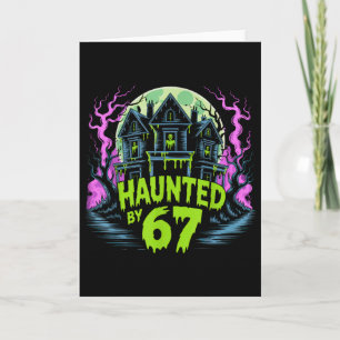 67 Meme Halloween Costume Haunted _4  Card