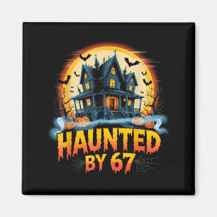 67 Meme Halloween Costume Haunted By 6-7 Brainrot Magnet