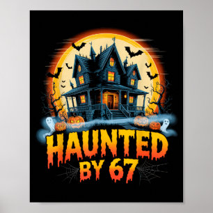 67 Meme Halloween Costume Haunted By 6-7 Brainrot Poster