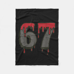 67 Meme Halloween Haunted Soky - Six Seven Gen Alp Fleece Blanket