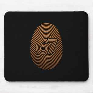 67 Meme Hidden Fingerprint Gen Z Alpha 6 7 1 Mouse Pad