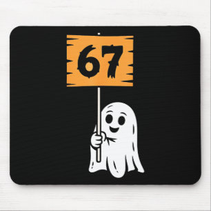 67 Meme Humor 6-7 Six Seven Halloween Mouse Pad