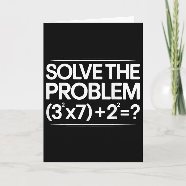 67 Meme Math Funny Six Seven Teacher Brainrot Joke Card (Front)