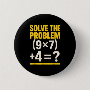 67 Meme Math Teacher Funny School 6-7 Brain Rot Si 6 Cm Round Badge