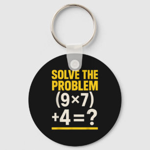 67 Meme Math Teacher Funny School 6-7 Brain Rot Si Key Ring
