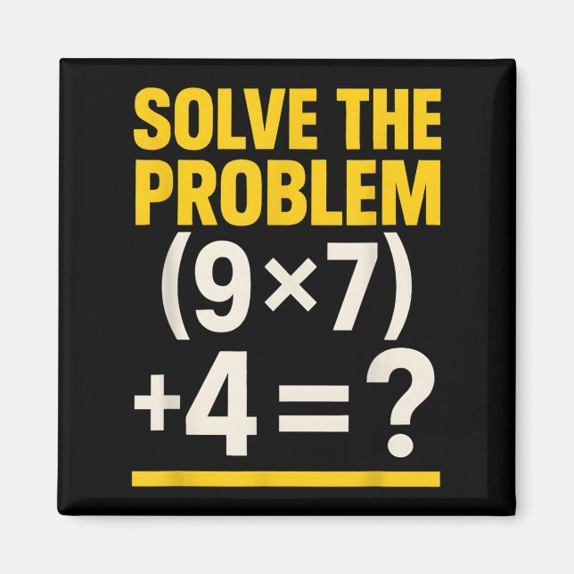 67 Meme Math Teacher Funny School 6-7 Brain Rot Si Magnet (Front)