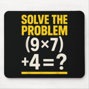 67 Meme Math Teacher Funny School 6-7 Brain Rot Si Mouse Pad
