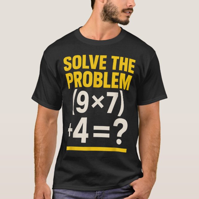67 Meme Math Teacher Funny School 6-7 Brain Rot Si T-Shirt (Front)