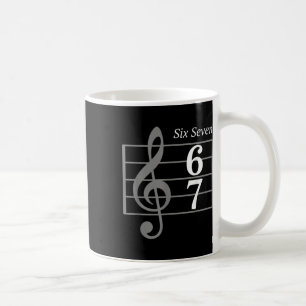 67 Meme Music Slang Musician Six Seven Funny Music Coffee Mug