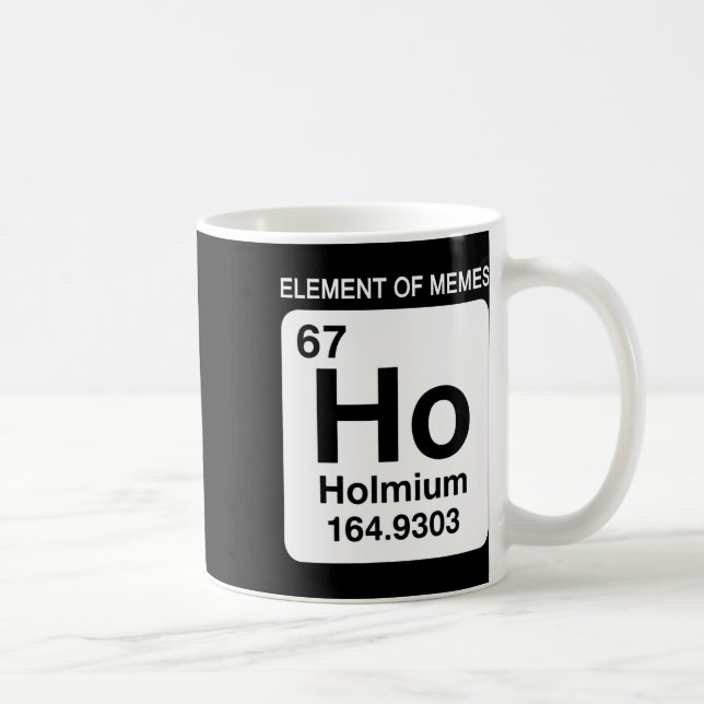 67 Meme Number Element Of Memes Periodic Table 6 7 Coffee Mug (Right)