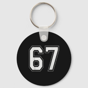 67 Meme Number Six Seven Gen Alpha Slang 6 7 Key Ring