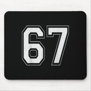 67 Meme Number Six Seven Gen Alpha Slang 6 7 Mouse Pad