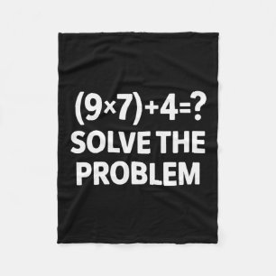 67 Meme Pemdas Elementary Math Teacher Fleece Blanket