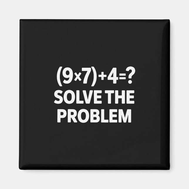 67 Meme Pemdas Elementary Math Teacher  Magnet (Front)