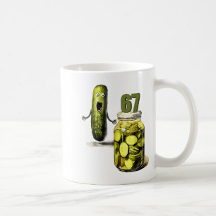 67 Meme Pickle Surprise A Jar Of Sliced Pickles Cu Coffee Mug