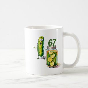 67 Meme Pickle Surprise A Jar Of Sliced Pickles Cu Coffee Mug