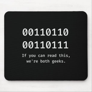 67 Meme Programmer Binary Code Funny Six Seven Pro Mouse Pad