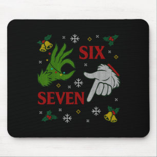67 Meme Santa Hands Christmas Ugly Sweater Xmas Ce Mouse Pad