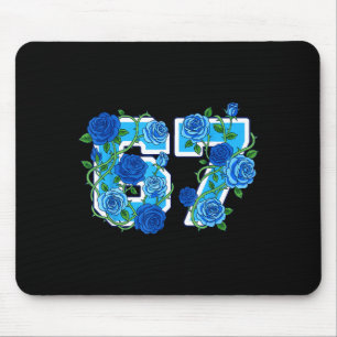 67 Meme School Wildflowers Floral Colorful Flowers Mouse Pad