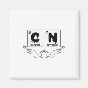 67 Meme Science Chemistry Funny Pumpkin Art Nerd J Magnet