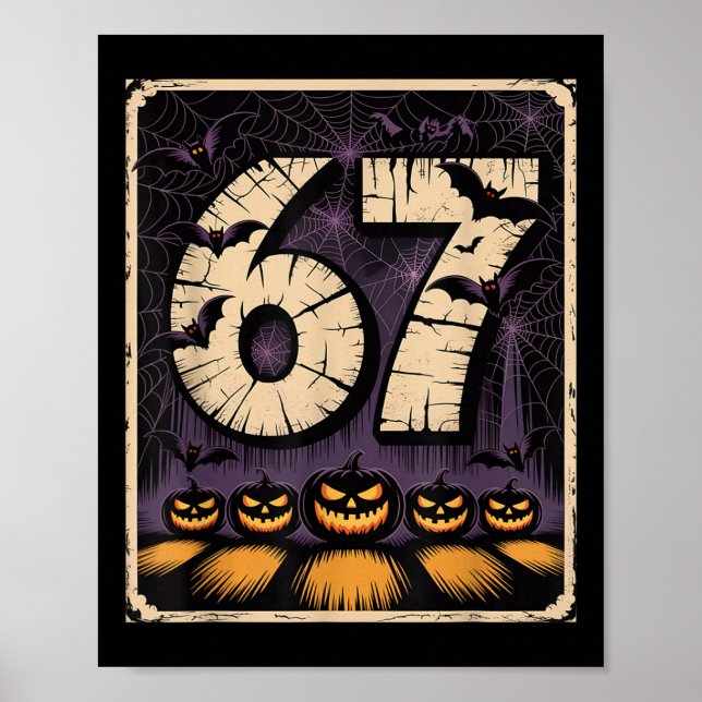 67 Meme Shirt  Poster (Front)