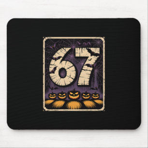 67 Meme Shirt Six Seven Funny Halloween Design Mouse Pad