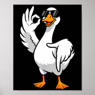 67 Meme Silly Goose 6 7 Funny Six Seven 6-7 Gen Al Poster