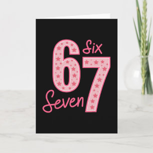 67 Meme Six Seven 1 Card