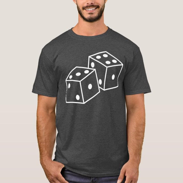 67 Meme Six Seven 67 Funny Dice T-Shirt (Front)