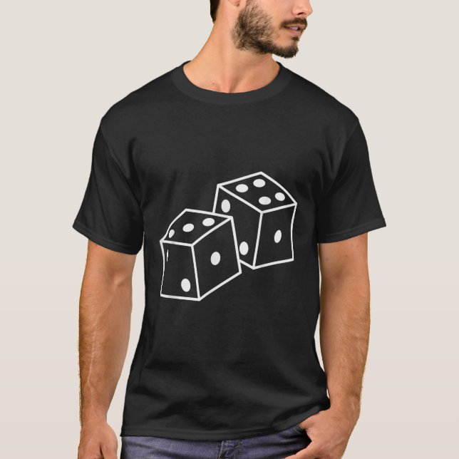 67 Meme Six Seven 6–7 Funny Dice  T-Shirt (Front)