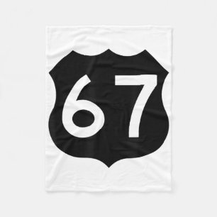 67 Meme Six Seven 6-7 Funny Internet Joke Viral Tr Fleece Blanket