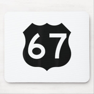 67 Meme Six Seven 6-7 Funny Internet Joke Viral Tr Mouse Pad