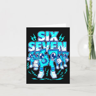 67 Meme Six Seven 6 7 Italian Brainrot Birthday Ki Card