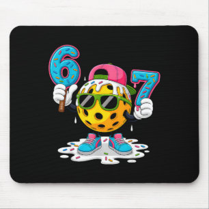 67 meme six seven 6 7 meme funny pickleball ice mouse pad