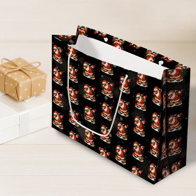 67 Meme Six Seven Bruh Funny Christmas 6 7 Large Gift Bag (Creator Uploaded)