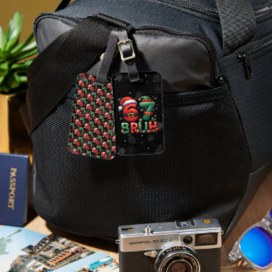 67 Meme Six Seven Bruh Funny Christmas 6 7 Luggage Tag