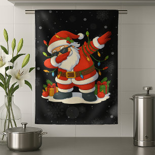 67 Meme Six Seven Bruh Funny Christmas 6 7 Tea Towel